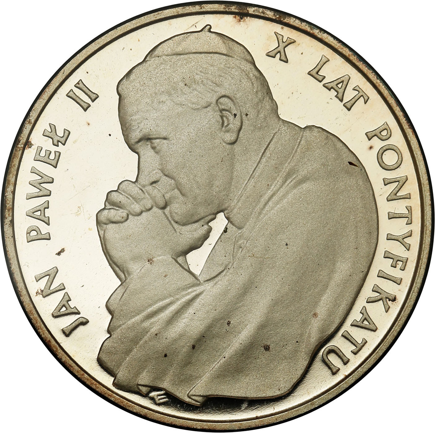 PRL. 10.000 złotych 1988 Jan Paweł II - X lat pontyfikatu